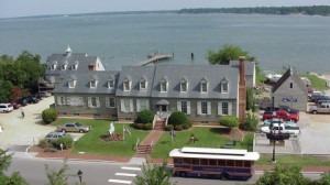 The Watermen's Museum and the York River upriver view